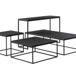 ONIX Black Marquina Marble Square End Table 12 ONIX Black Marquina Marble Square End Table