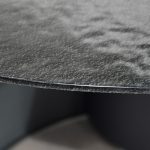 ORCA Black Melted Glass Round Dining Table
