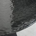 ORCA Black Melted Glass Round Dining Table