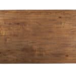 Rustic Farmhouse Dining Table Plantation Mahogany Salvaged Natural Finish