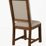 Farmhouse Upholstered Side Chairs Salvaged Natural Mahogany (Set of 2) 7 Farmhouse Upholstered Side Chairs Salvaged Natural Mahogany (Set of 2)