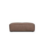 OSTA Cacao Brown Leather Ottoman 36 lbs One Year Warranty