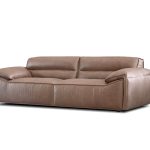 OSTA Cacao Brown Leather Sofa