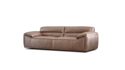 OSTA Cacao Brown Leather Sofa