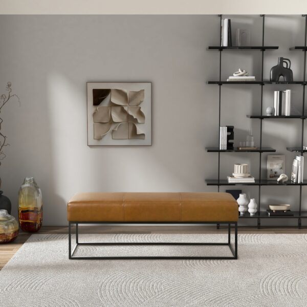 OdessaTanLeatherBench 2