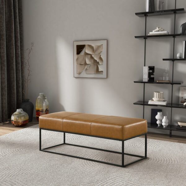 OdessaTanLeatherBench 3