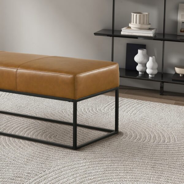 OdessaTanLeatherBench 5
