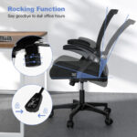 Ergonomic Office Chair with Adjustable Height and Flip-Up Arms 13 Ergonomic Office Chair with Adjustable Height and Flip-Up Arms