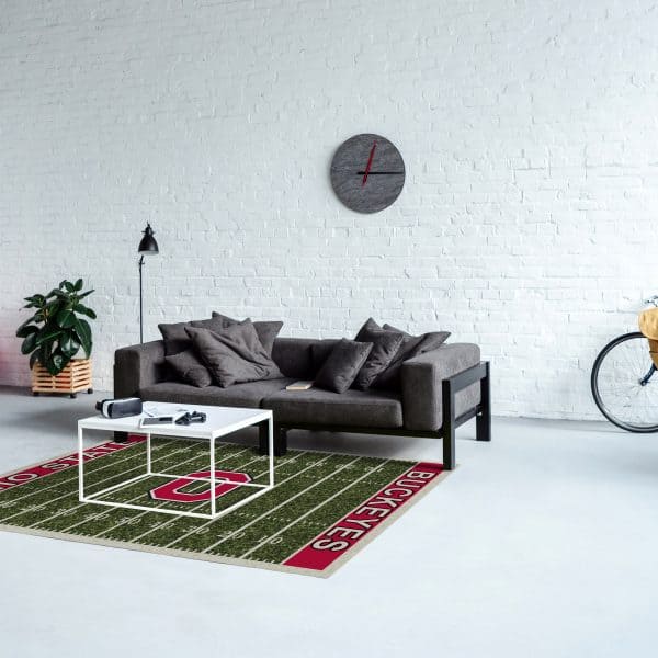 Ohio State 4x6 Homefield Rug