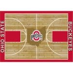 Ohio State 6x8 Courtside Rug