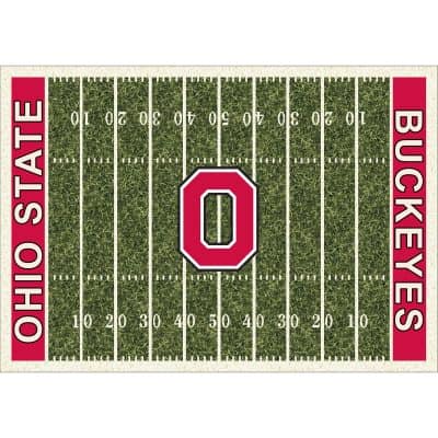 Ohio State 6x8 Homefield Rug