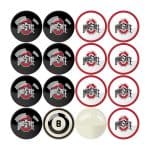 Ohio State Billiard Balls with Numbers 8 Ohio State Billiard Balls with Numbers