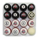 Ohio State Billiard Balls with Numbers 7 Ohio State Billiard Balls with Numbers