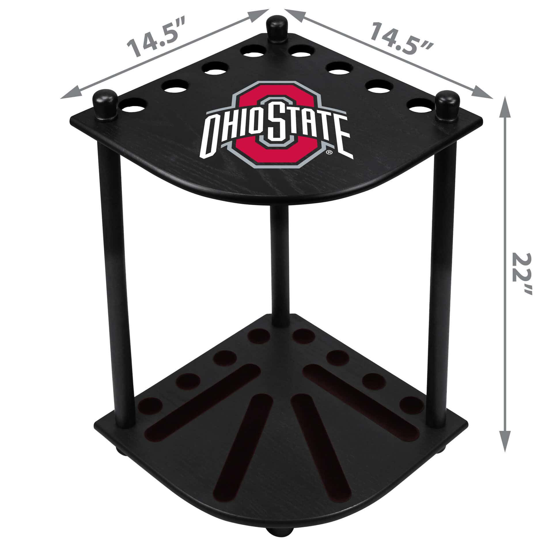Ohio State Corner Cue Rack 4 Ohio State Corner Cue Rack - Image 4