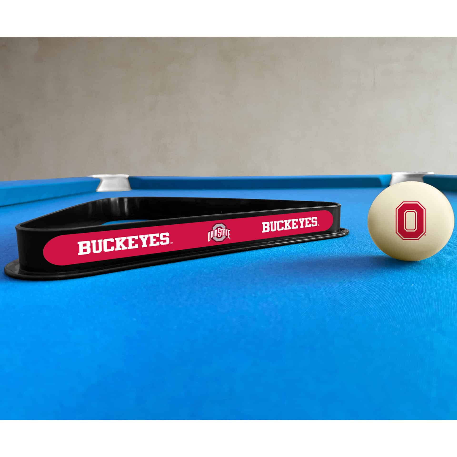 Ohio State Cue Ball & Ball Rack 3 Ohio State Cue Ball & Ball Rack - Image 3