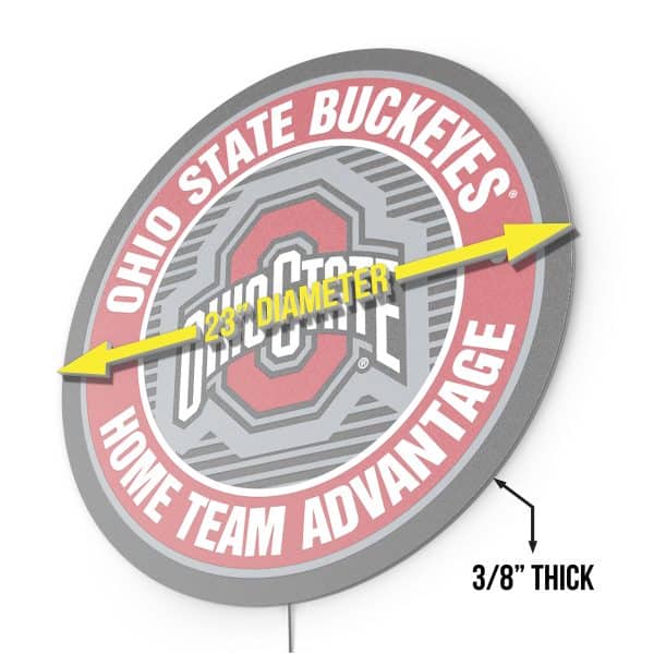 Ohio State Home Team Advantage LED Lighted Sign 8