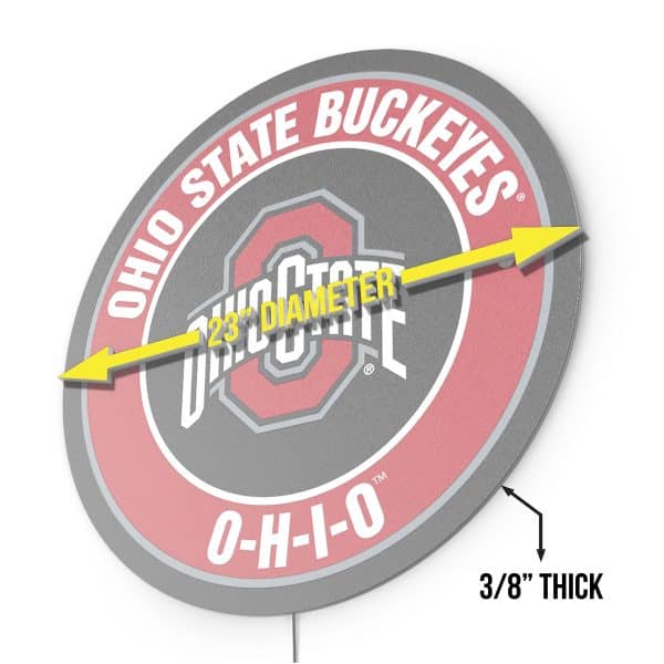Ohio State O H I O LED Lighted Sign
