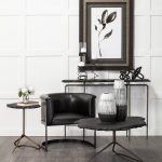 Omega III Large Black Metal Stacked Ring Table Candle Holder