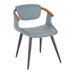 Oracle Mid-Century Modern Black Grey Accent Chair 12 Oracle Mid-Century Modern Black Grey Accent Chair