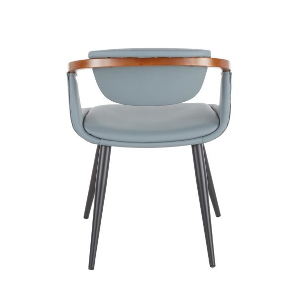 Oracle Mid Century Modern Black Grey Accent Chair 5