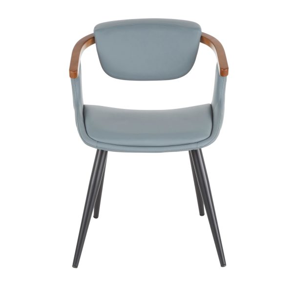 Oracle Mid Century Modern Black Grey Accent Chair 6