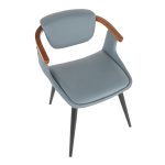 Oracle Mid-Century Modern Black Grey Accent Chair 17 Oracle Mid-Century Modern Black Grey Accent Chair
