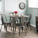 Oregon 36 Industrial Farmhouse Espresso Dining Table