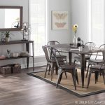 Oregon 59 Inch Industrial Farmhouse Dining Table