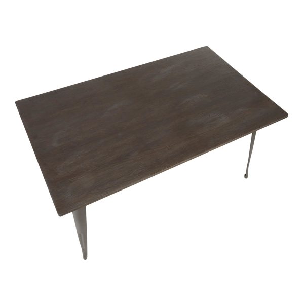 Oregon 59 Inch Industrial Farmhouse Dining Table 11