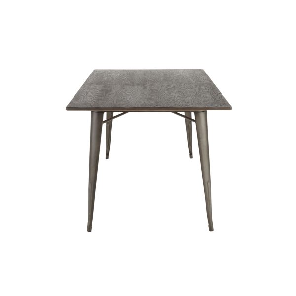 Oregon 59 Inch Industrial Farmhouse Dining Table 7