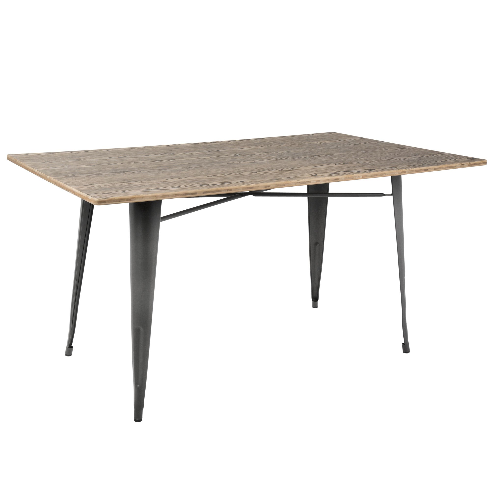 Oregon 59 Industrial Farmhouse Grey and Brown Dining Table 4 Oregon 59 Industrial Farmhouse Grey and Brown Dining Table - Image 4
