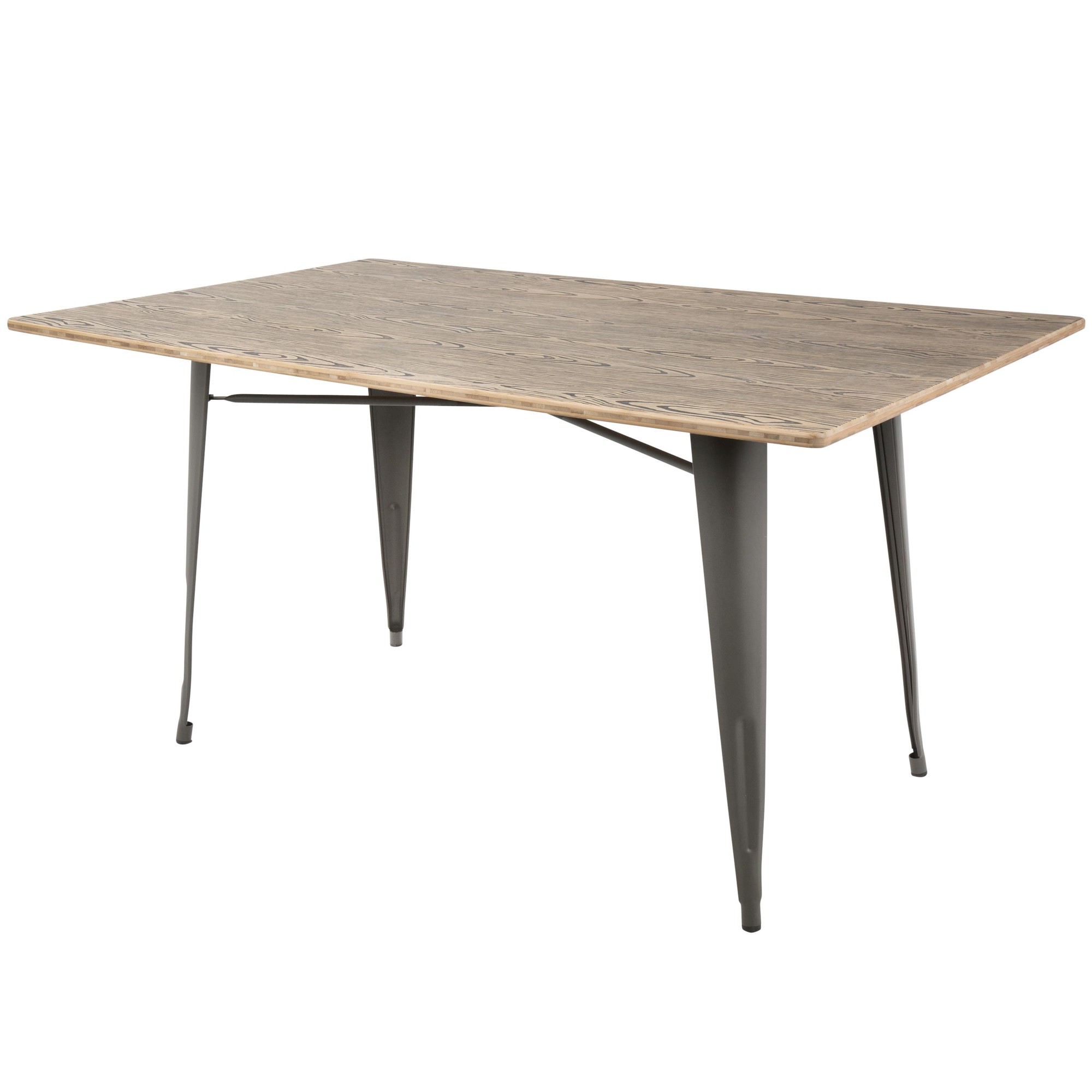 Oregon 59 Industrial Farmhouse Grey and Brown Dining Table 6 Oregon 59 Industrial Farmhouse Grey and Brown Dining Table - Image 6