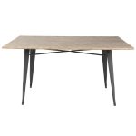Oregon 59 Industrial Farmhouse Grey and Brown Dining Table 17 Oregon 59 Industrial Farmhouse Grey and Brown Dining Table