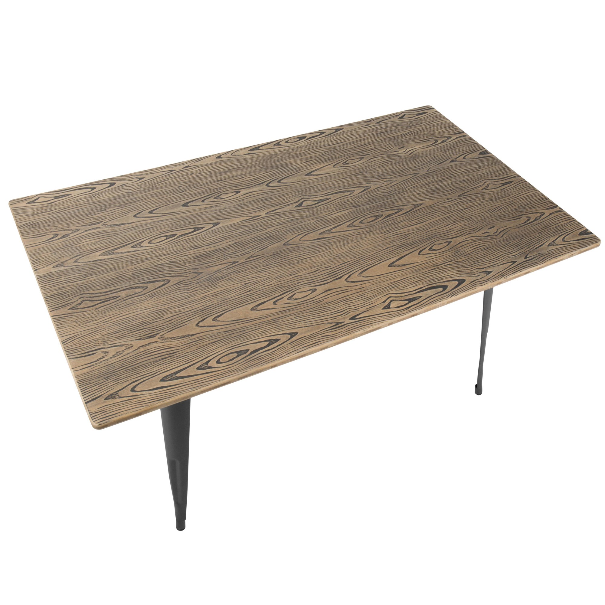 Oregon 59 Industrial Farmhouse Grey and Brown Dining Table 8 Oregon 59 Industrial Farmhouse Grey and Brown Dining Table - Image 8