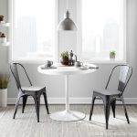 Oregon Industrial Black Metal Espresso Dining Chairs (Set of 2) 10 Oregon Industrial Black Metal Espresso Dining Chairs (Set of 2)