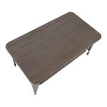 Oregon Industrial Farmhouse Coffee Table with Storage Shelf