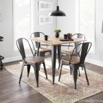 Oregon Industrial Farmhouse Grey and Brown Stackable Dining Chairs (Set of 2) 9 Oregon Industrial Farmhouse Grey and Brown Stackable Dining Chairs (Set of 2)