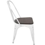 Oregon Vintage White Espresso Industrial Farmhouse Dining Chairs (Set of 2) 14 Oregon Vintage White Espresso Industrial Farmhouse Dining Chairs (Set of 2)