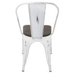 Oregon Vintage White Espresso Industrial Farmhouse Dining Chairs (Set of 2) 16 Oregon Vintage White Espresso Industrial Farmhouse Dining Chairs (Set of 2)