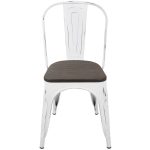 Oregon Vintage White Espresso Industrial Farmhouse Dining Chairs (Set of 2) 17 Oregon Vintage White Espresso Industrial Farmhouse Dining Chairs (Set of 2)