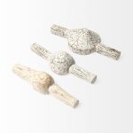 Oro (Set of 3) White Tribal Inspired Measuring Cups