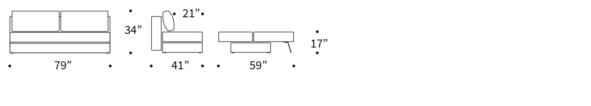 Osvald Sofa Bed - Kenya Gravel 9 Osvald Sofa Bed - Kenya Gravel - Image 9