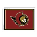 Ottawa Senators 4x6 Spirit Rug
