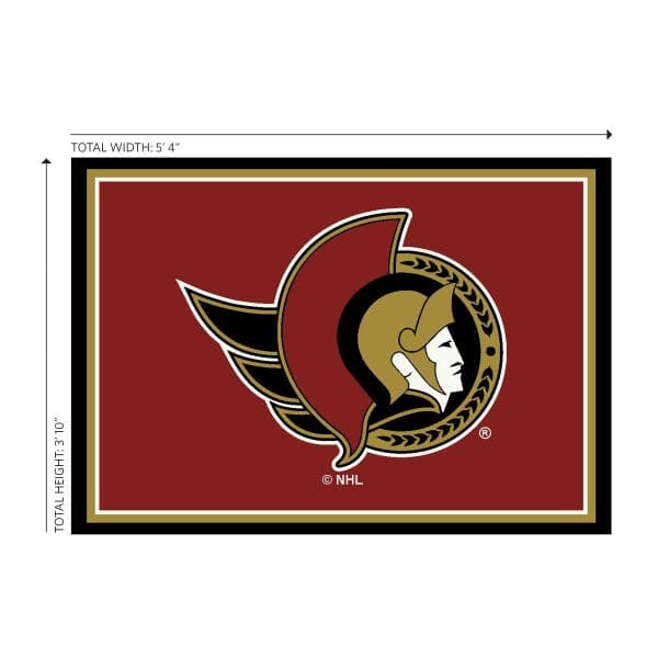 Ottawa Senators 4x6 Spirit Rug 1