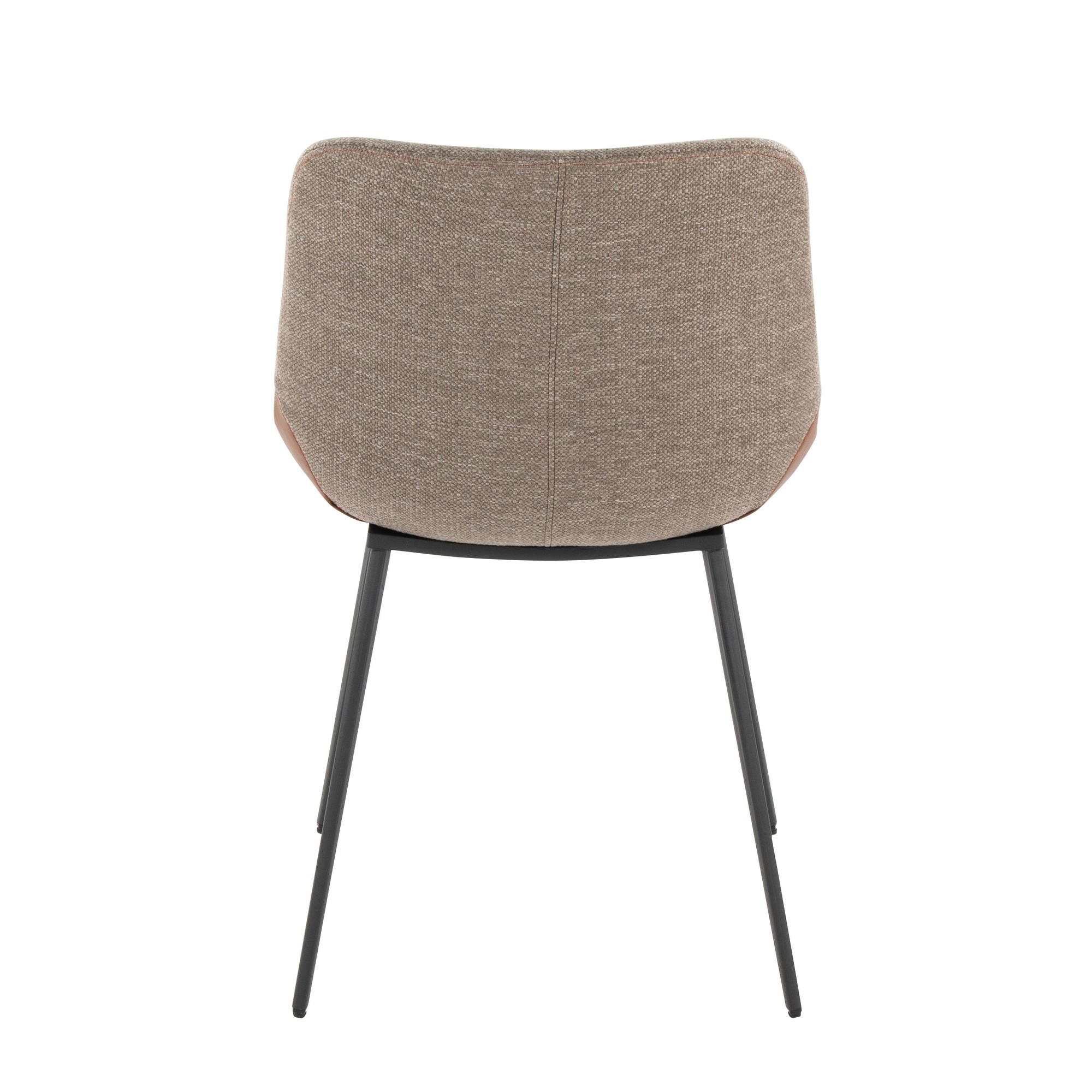 Outlaw Industrial Two-Tone Accent Chairs Black/Brown (Set of 2) 13 Outlaw Industrial Two-Tone Accent Chairs Black/Brown (Set of 2) - Image 13