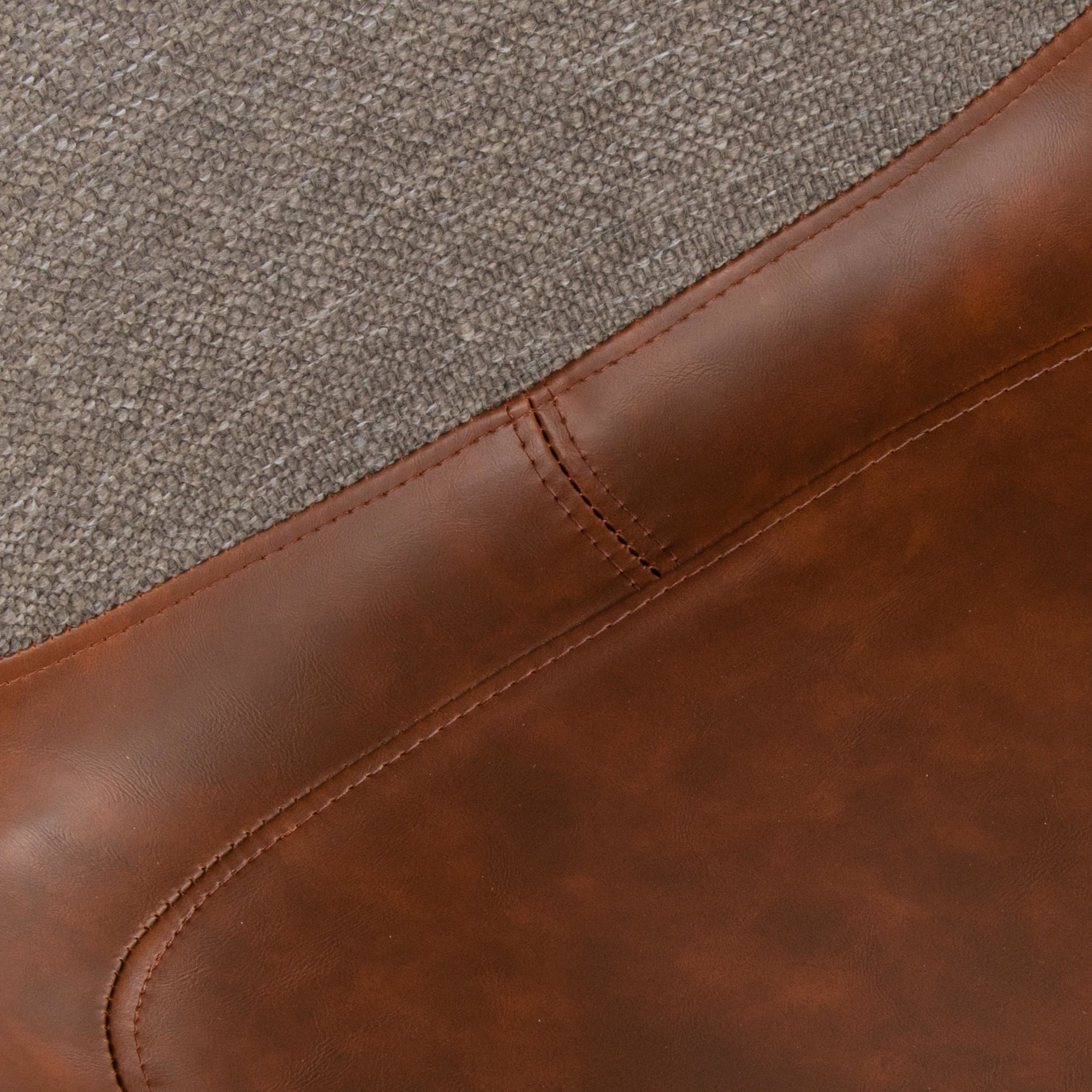 Outlaw Industrial Two-Tone Accent Chairs Black/Brown (Set of 2) 16 Outlaw Industrial Two-Tone Accent Chairs Black/Brown (Set of 2) - Image 16