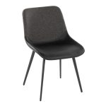 Outlaw Two-Tone Industrial Black and Grey Dining Chairs (Set of 2) 18 Outlaw Two-Tone Industrial Black and Grey Dining Chairs (Set of 2)