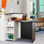 Oval Reception Desk with Adjustable Shelf and Lockable Drawer 48 Oval Reception Desk with Adjustable Shelf and Lockable Drawer