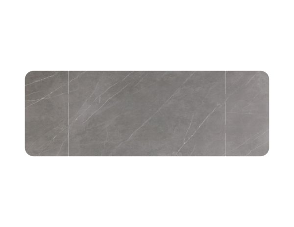 PALAZZO Grey Ceramic Double Extension Dining Table 1 2