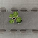 PALAZZO Grey Ceramic Double Extension Dining Table 8 PALAZZO Grey Ceramic Double Extension Dining Table
